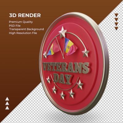 3D Rendering of Veterans Day in Moldova – Free Download