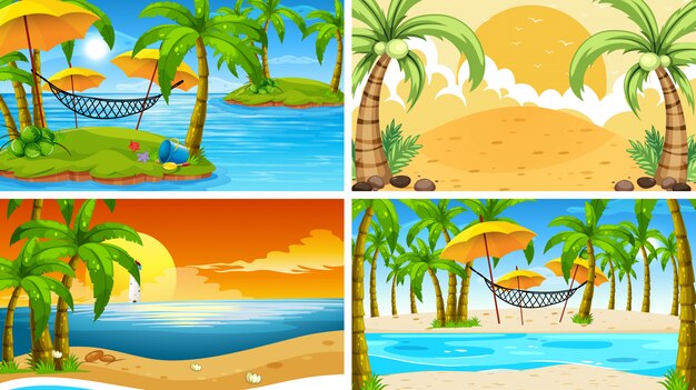 Stunning Tropical Ocean Nature Backgrounds and Beaches – Free to Download