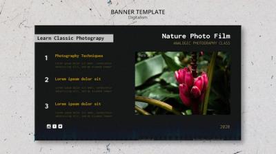 Nature Photo Film Template Banner – Free Download