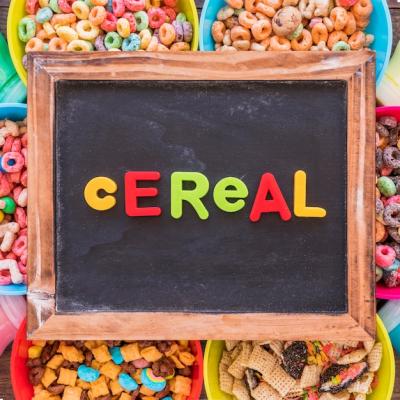 Cereal Inscription on Old Chalkboard with Bowls – Free Stock Photo, Download Free Stock Photo