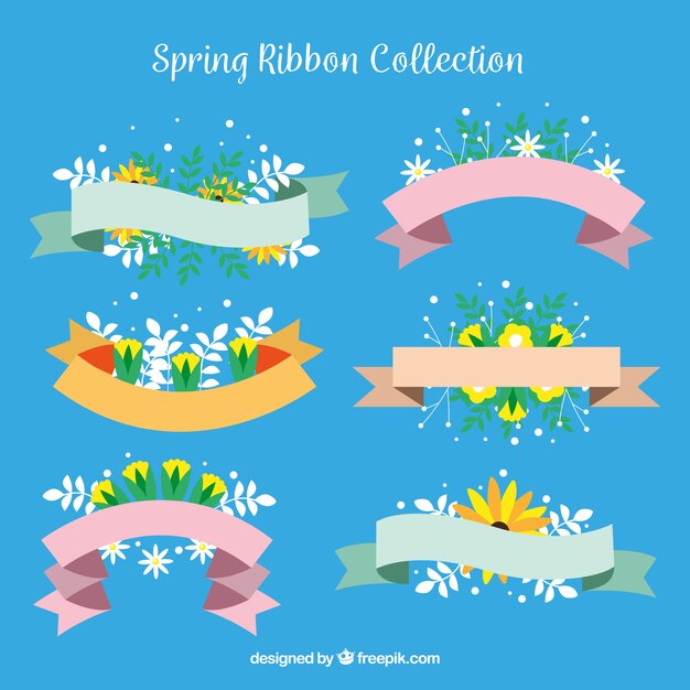 Flat Spring Ribbon Collection – Free Download