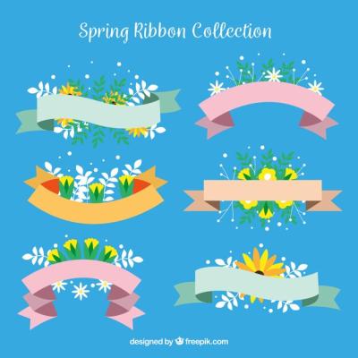 Flat Spring Ribbon Collection – Free Download