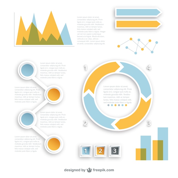 Minimalist Infographic Elements – Free Download