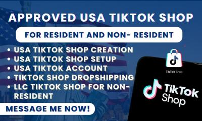 I Will Create a USA TikTok Shop for Non-USA Residents