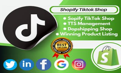 I Will Turn Views and Likes into Sales on Your TikTok Shopify Product Shop, Winning Product