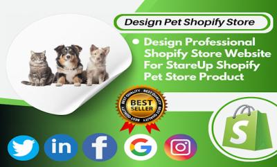 I will shopify pet store customization, user friendly 8 figures store marketing