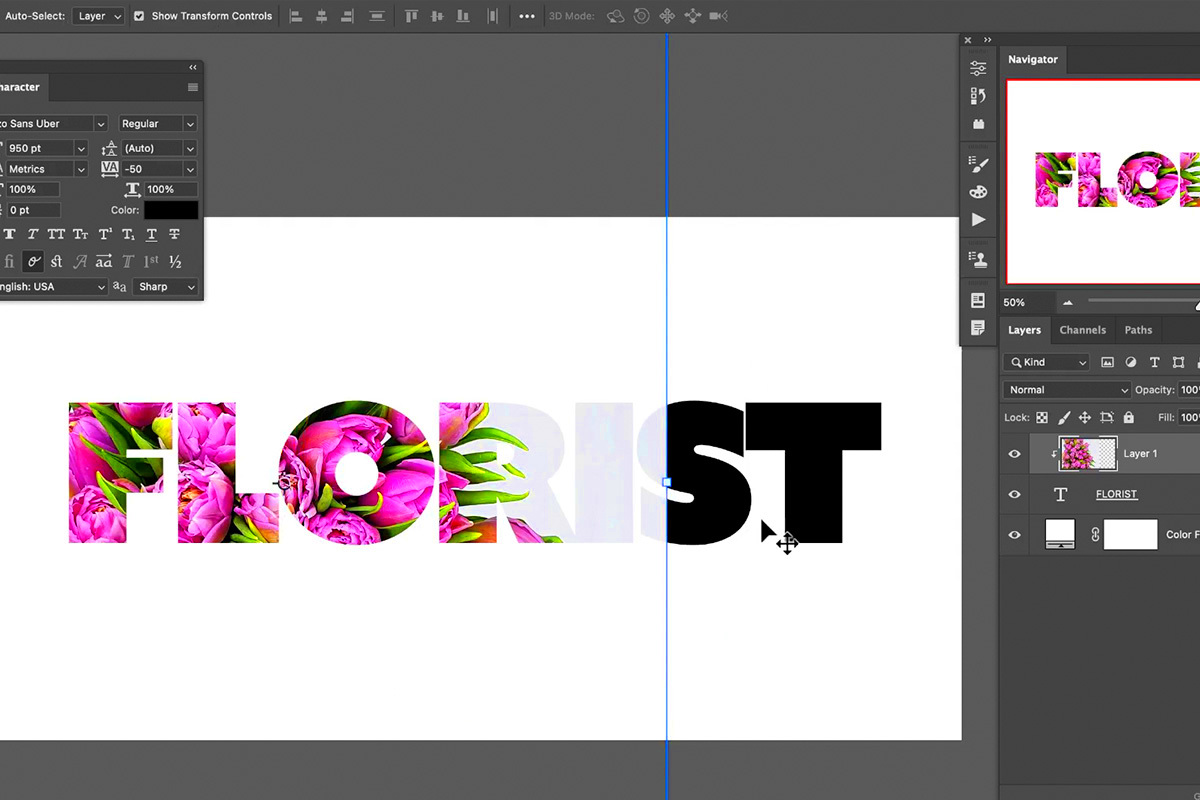 How to Fill Text with an Image in Photoshop  PHLEARN