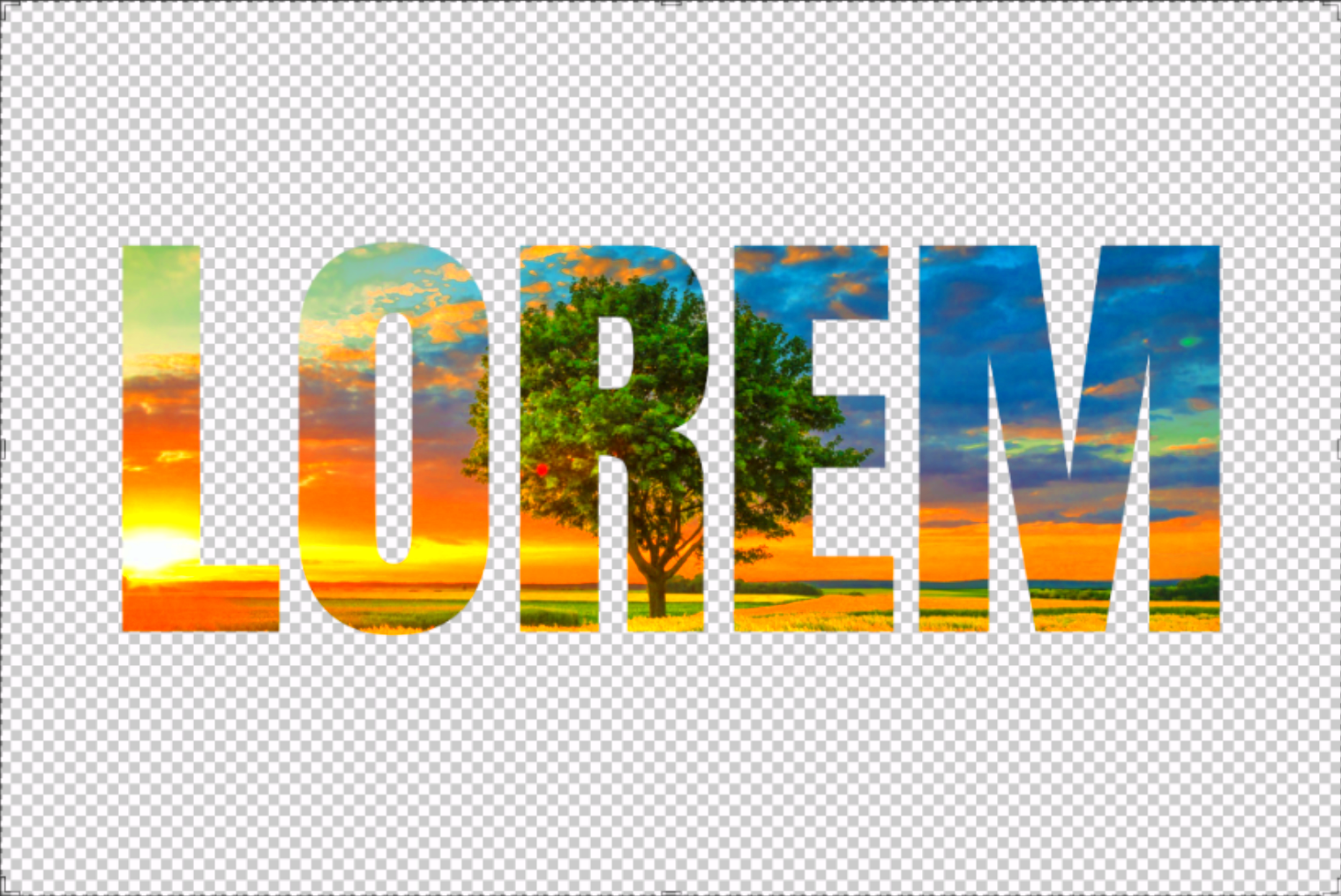 How to Fill Text With an Image in Photoshop Put an Image in Text