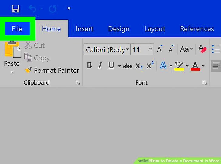 Simple Ways to Delete a Document in Word 15 Steps with Pictures