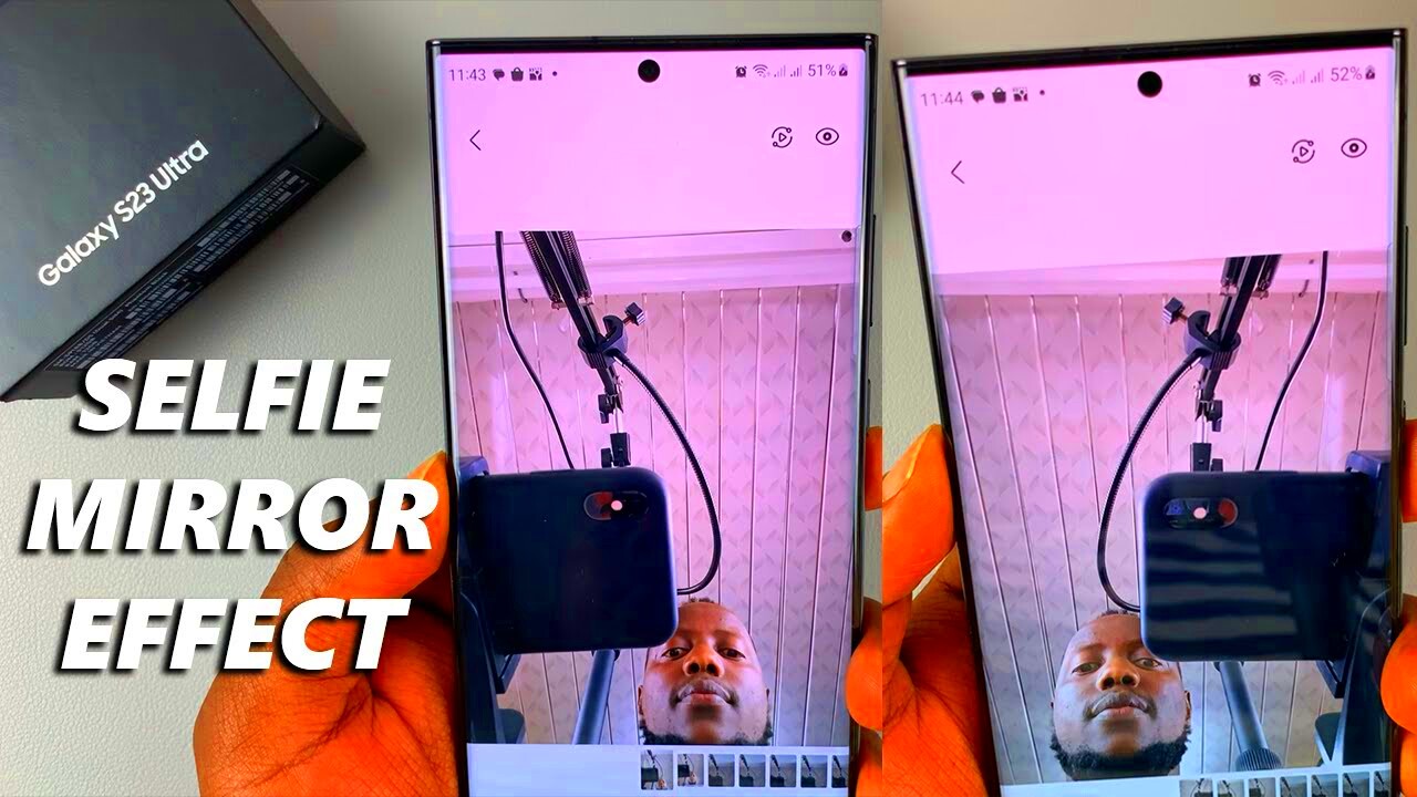 How To Enable  Disable Mirror Effect On Selfie Camera On Samsung 