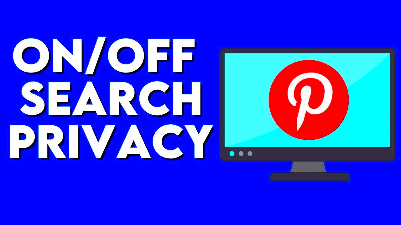 How To Turn offon Search Privacy on Pinterest  YouTube