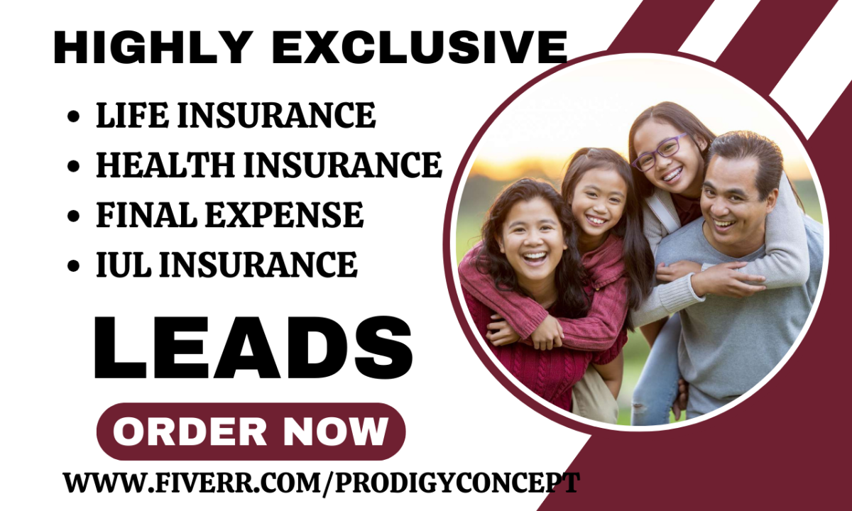 Generate Life, Health, Final Expense, and IUL Insurance Leads