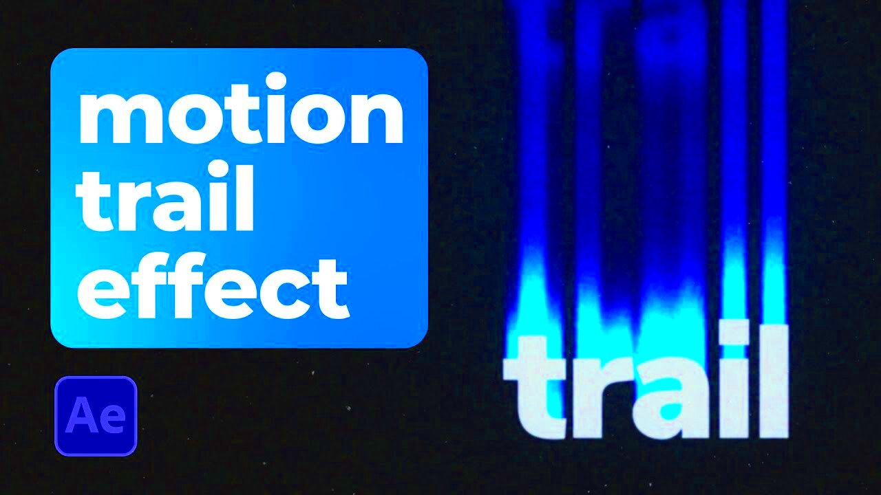 Create a Smooth Motion Trail Effect  After Effects Tutorial  YouTube