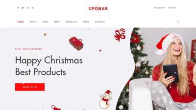 I will build christmas apparel dropshipping store christmas mask store jumper website