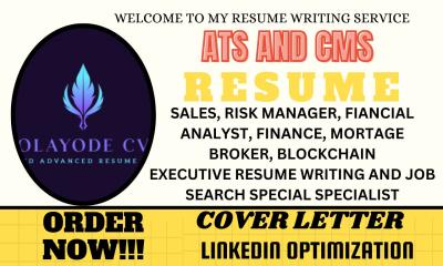 I Will Write Data Science, Data and SOC Analyst, Software Engineer, Statistician Resume