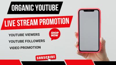 promote your youtube live stream video, stream promotion