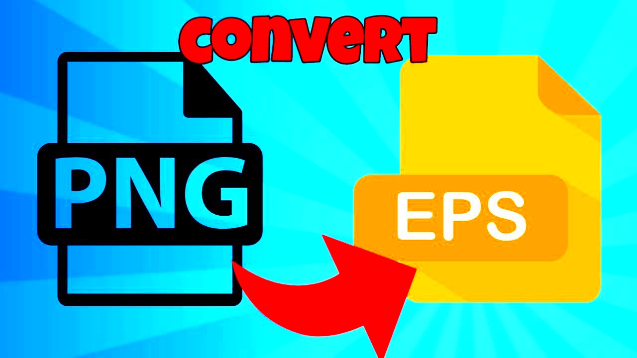 how to convert png to eps file  YouTube