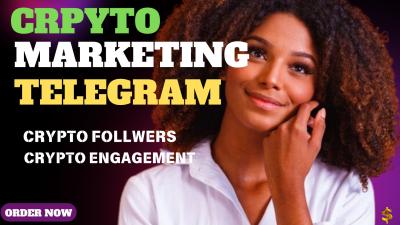 I will crypto twitter x marketing or promotion for real organic followers growth