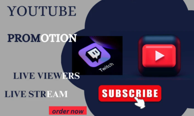 I will livestream promotion live streaming youtube live streaming