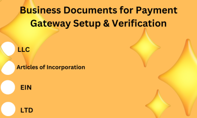 I Will Provide Business Document for Payment Gateway