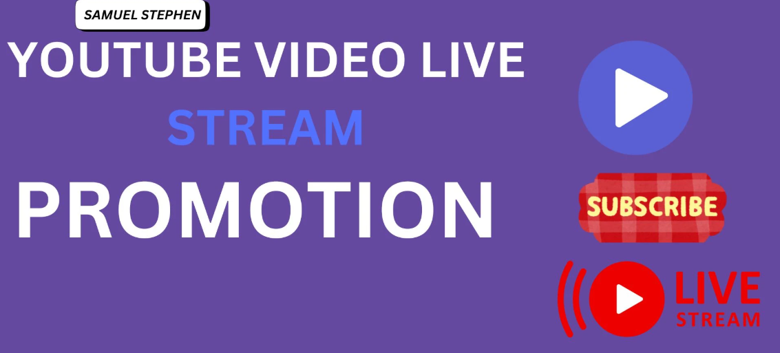 I will do youtube video live streaming to get organic live viewers