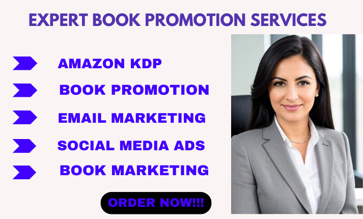 I will do amazon KDP book promotion email marketing social media ads for your book