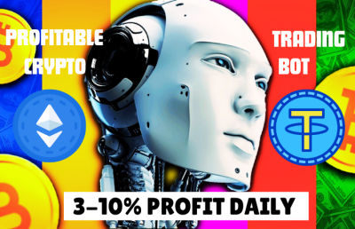 I will develop no loss crypto trading bot, arbitrage bot, telegram bot, profitable bot