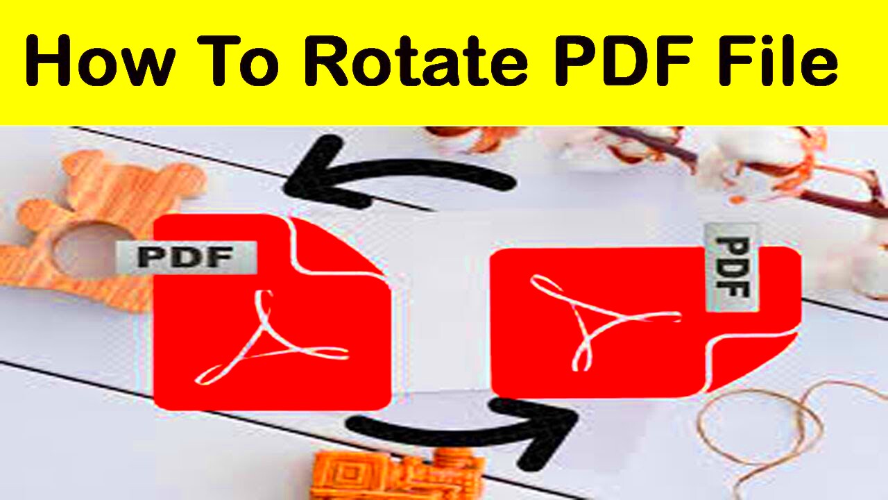 How to Rotate PDF File  Rotate PDF Files online  YouTube