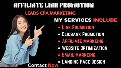 I Will Affiliate Referral Link Promotion, Affiliate Referral Link Promotion