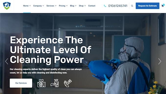 I Will Develop a Comprehensive Website for Pressure Washing, Power Washing, and Junk Removal Services with Workiz Booking Integration