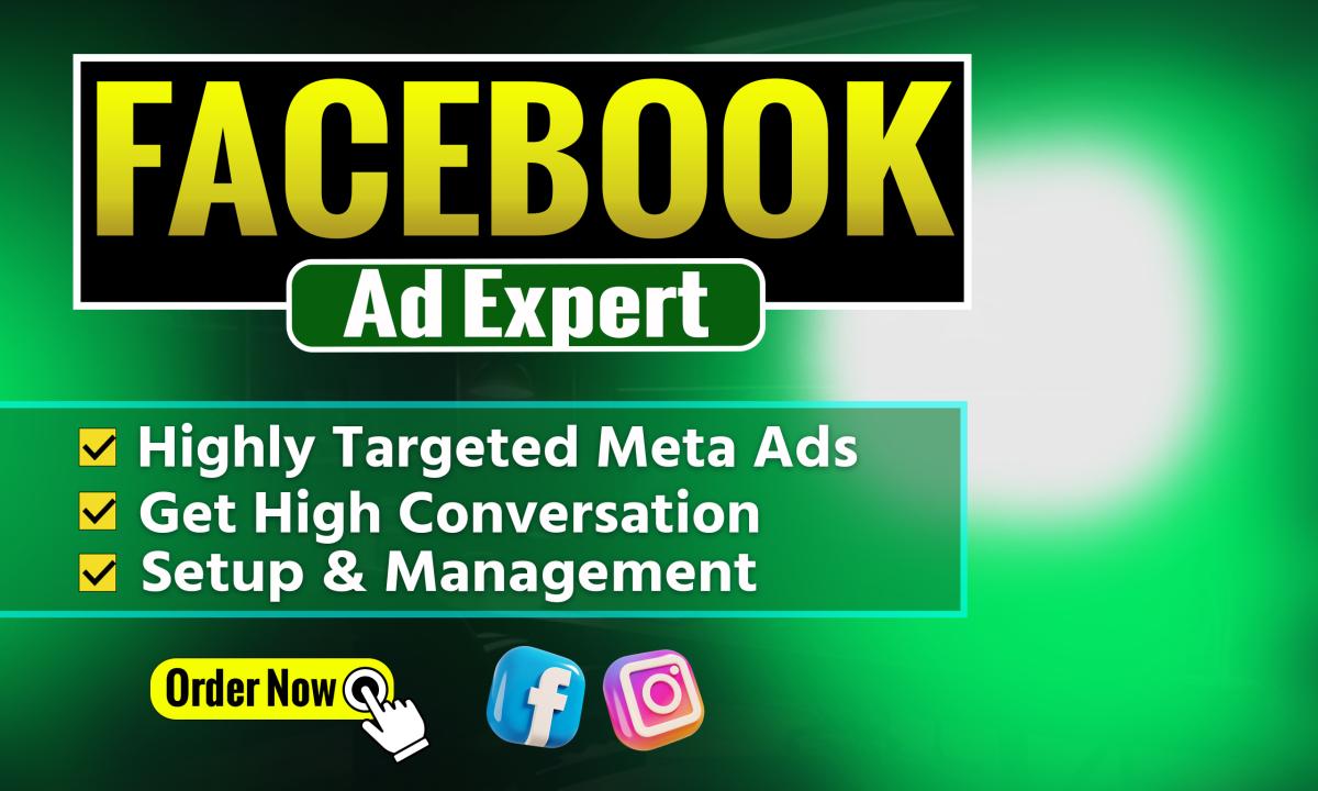 Setup Facebook Ads Campaign and Instagram Ads for Sales & Quality Leads