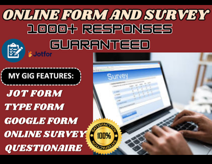 I Will Collect 1000 Respondents for Your Online Surveys, Polls, Forms, and Research