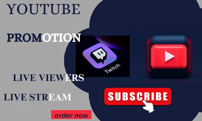 I Will Livestream Promotion Live Streaming YouTube Live Streaming