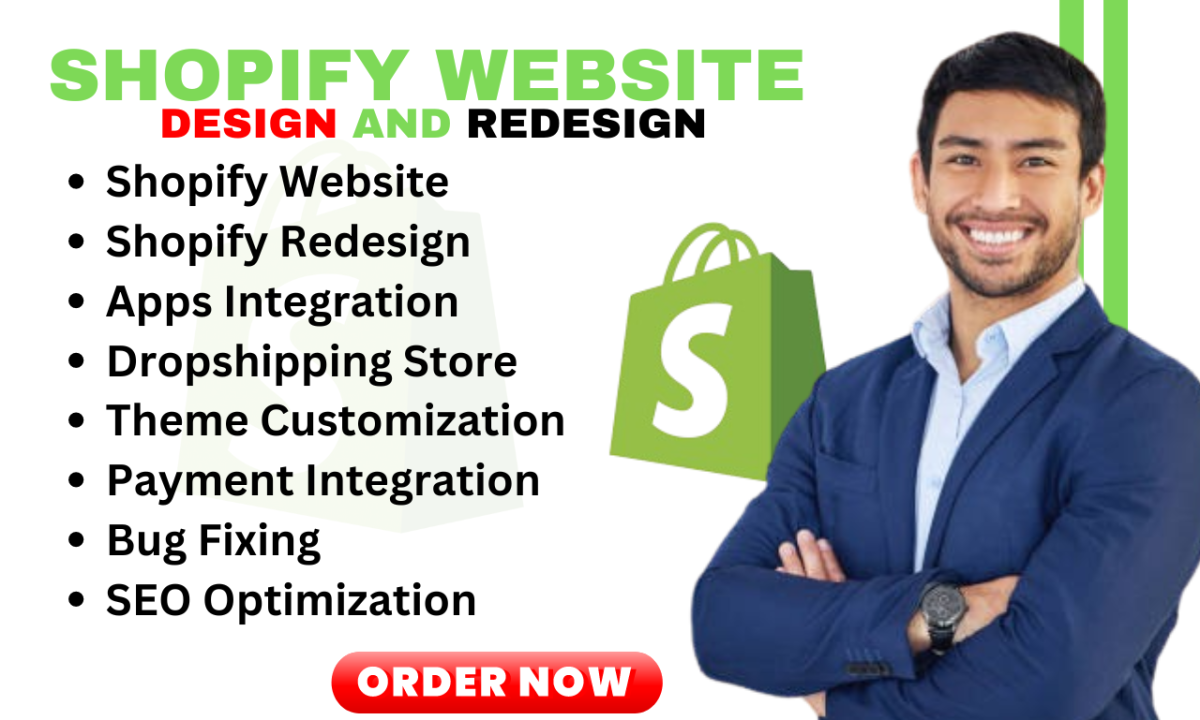 I Will Redesign Your Shopify Website for Dropshipping Success