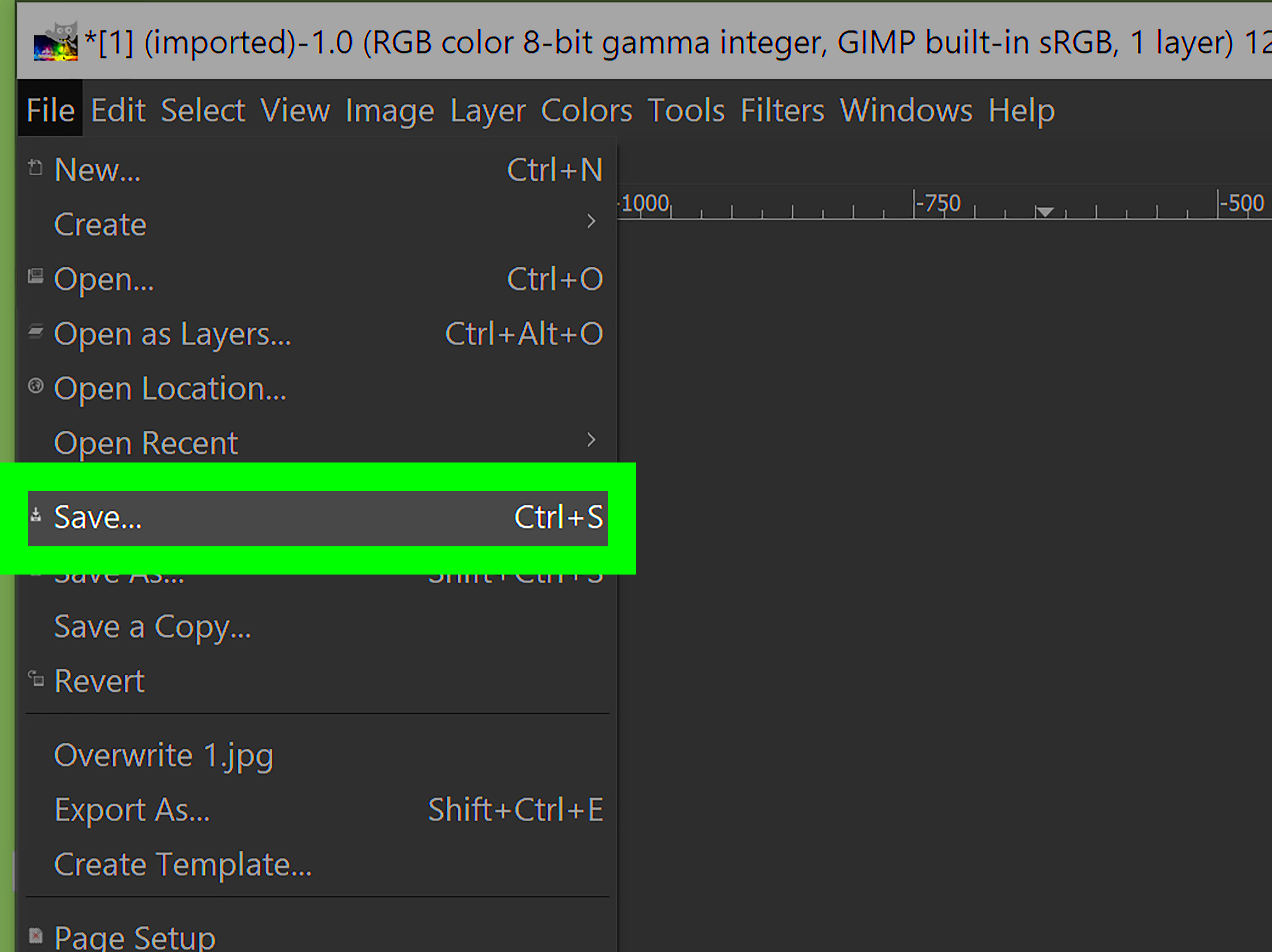 How to Crop an Image in GIMP Crop  Selection Tool