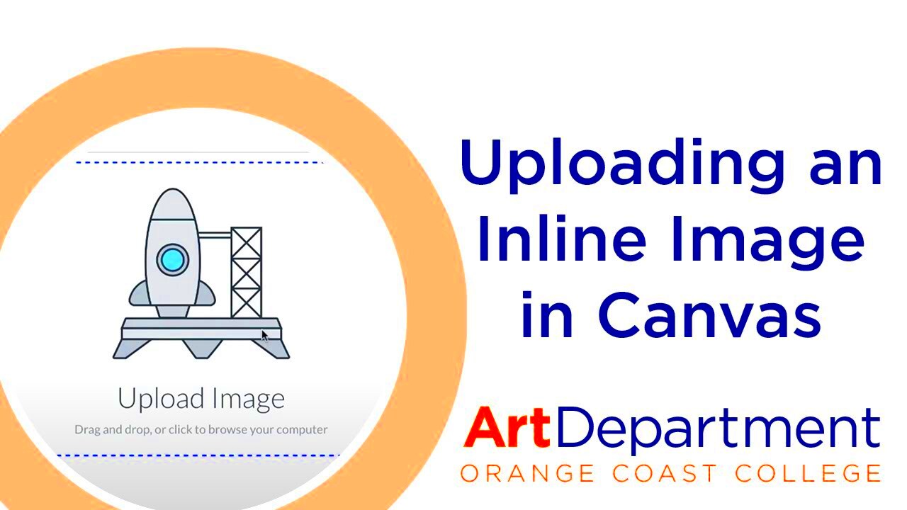 How to Upload an Inline Image to Canvas  YouTube