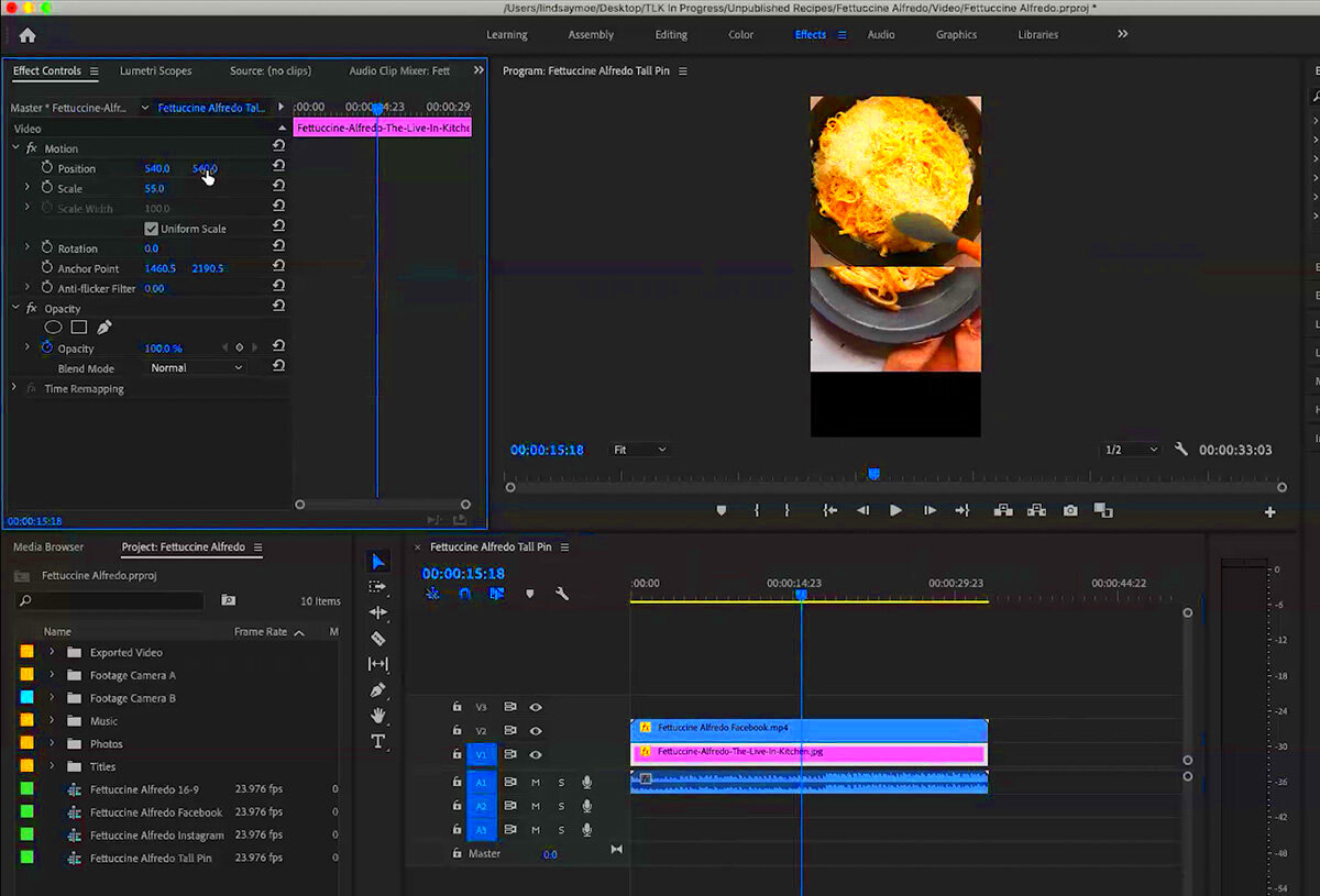 How to Use Motion Effects in Adobe Premier Pro  Wild Flour Media