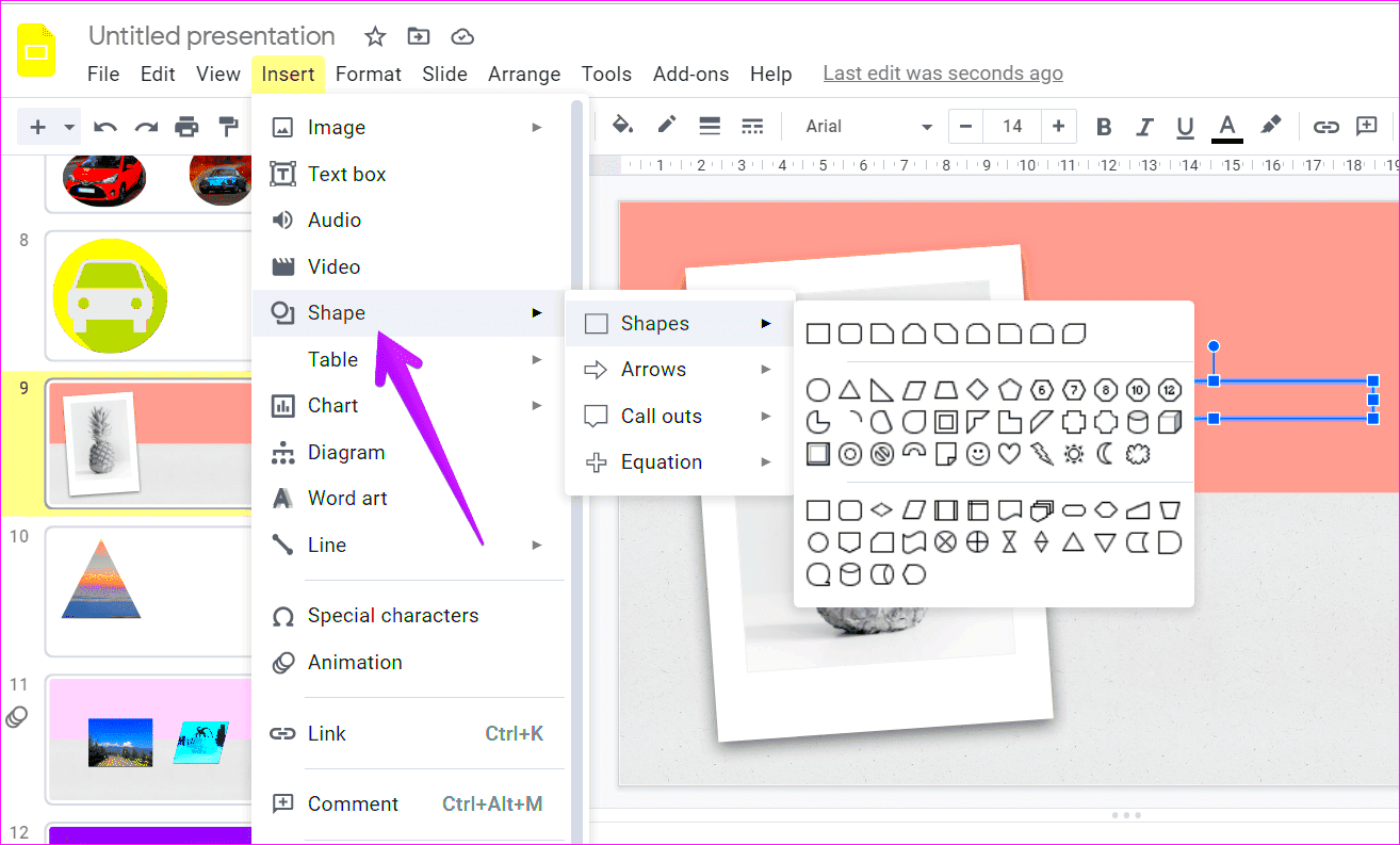 How to Use Shapes in Google Slides  Moyens IO