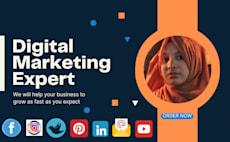 I Will Be Your Professional Digital Marketer and Ads Manager