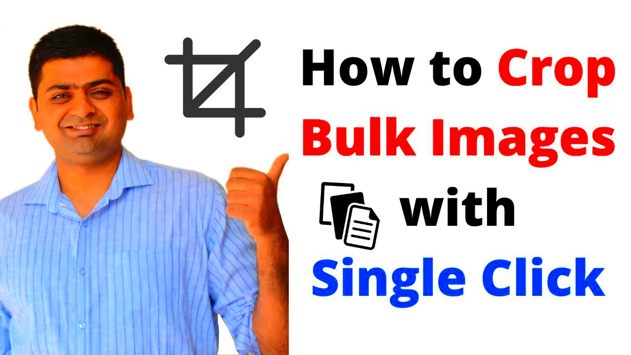 How to Crop Multiple Images at Once  Bulk Crop Images  No Crop 