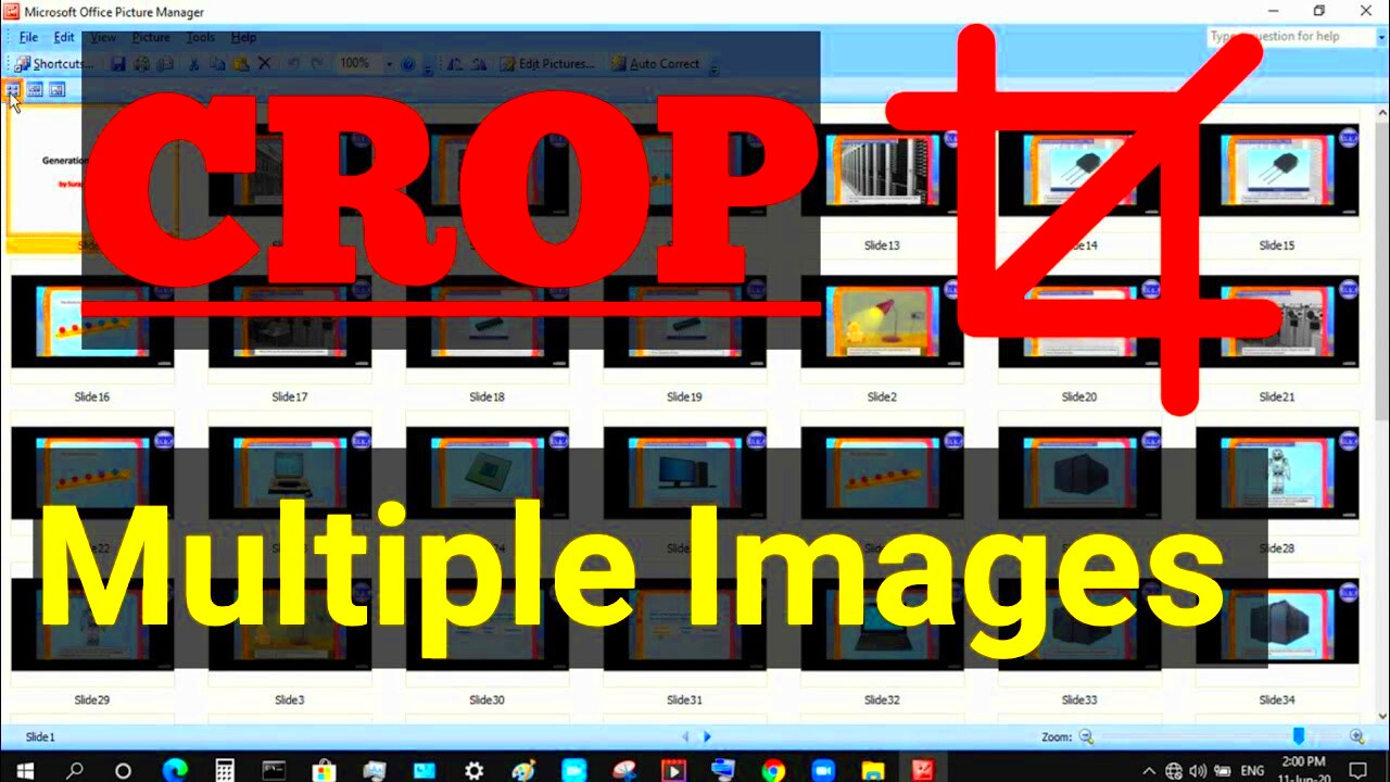 Crop Images At Once  How To Crop Multiple Images Or screenshot At Once 