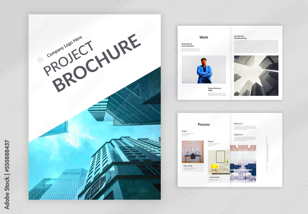 Project Brochure Stock Template  Adobe Stock