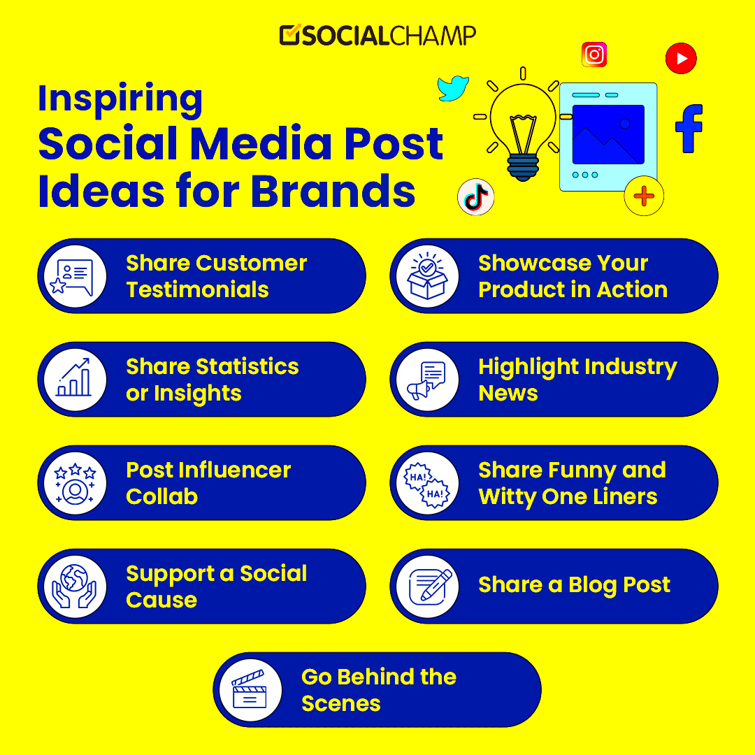 20 Social Media Post Ideas for Every Day Posting in 2024