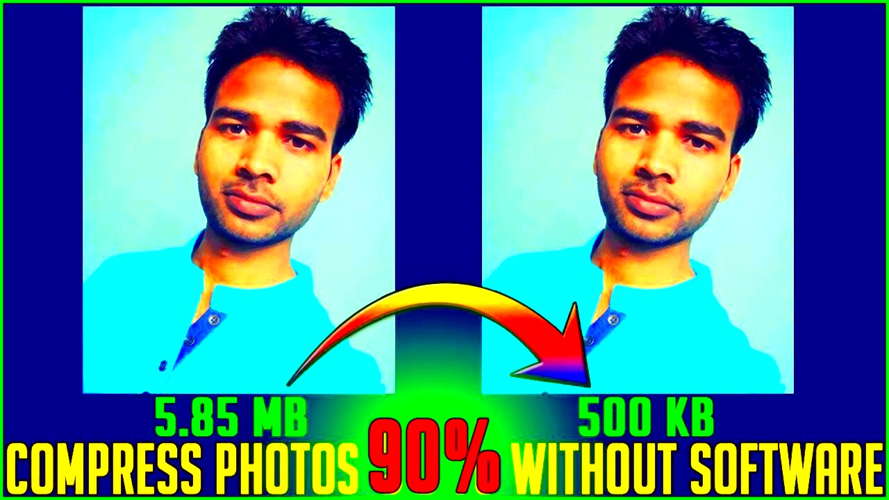 How to reduce Image size in KB  Compress upto 90 without loosing 