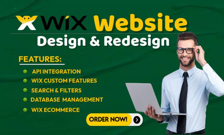 I Will Create a Fully Custom Wix Website Design, Redesign, and Optimization