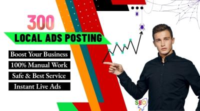 Boost Your Local Business Visibility with Our Effective Local Ads Posting Service!