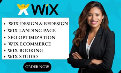 I Will Design Wix Website Redesign, Website Design, and Wix Velo