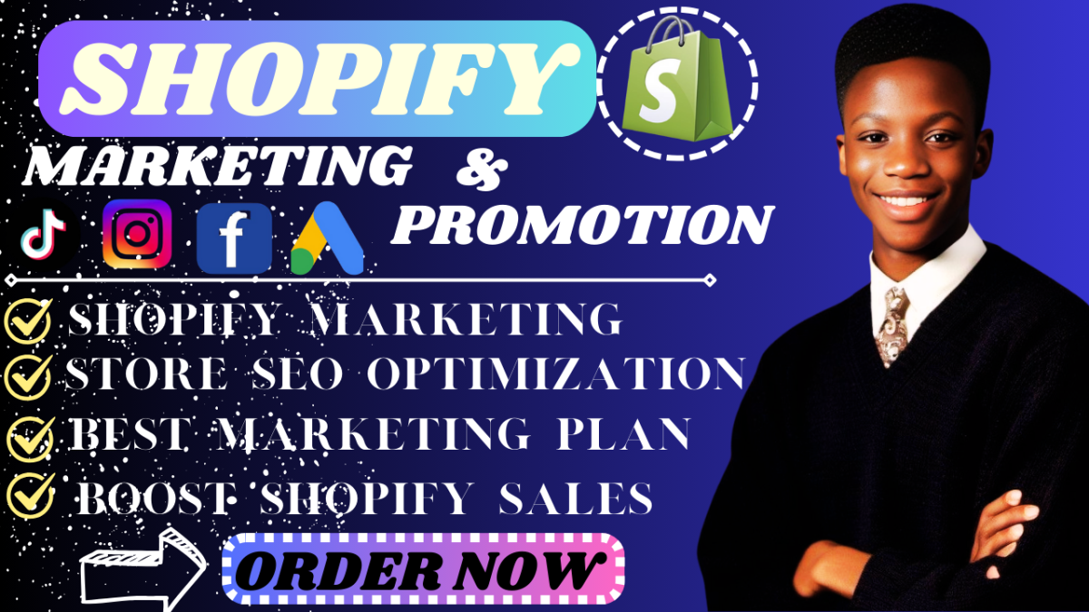 I Will Boost Your Shopify Store: Expert Shopify Dropshipping E-commerce Marketing & Promotion