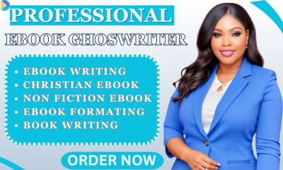 I Will Write 50,000 Words as Your Ghostwriter eBook Writer for Non-Fiction