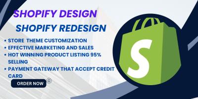 I Will Design and Redesign Shopify Store in Your Website